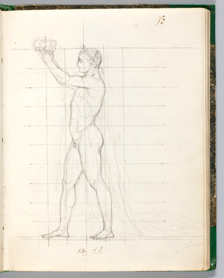 David - 1943.1815.13.52, Napoleon Raising the Crown with Both Hands