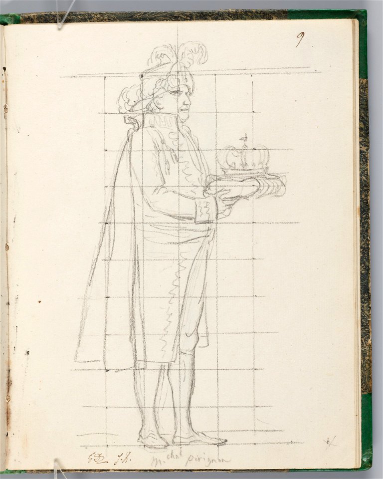 David - 1943.1815.13.9, Maréchal Pérignon Holding the Imperial Crown
