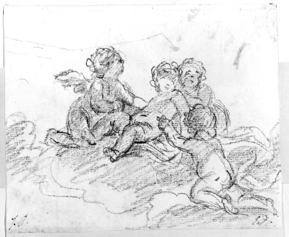 David - Fyra putti, NMH 921969