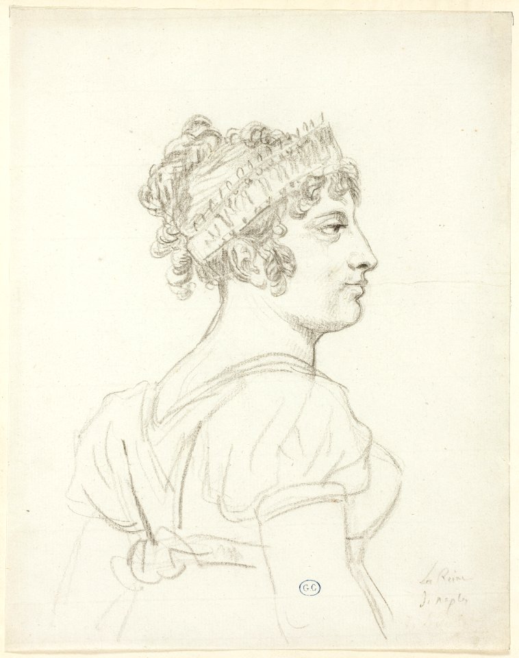 David - Bust of Caroline Bonaparte, Princess Murat, Queen of Naples, 1961.393.42