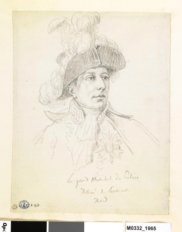 David - Le général Duroc, vu en buste, de trois-quarts à droite, D.1965
