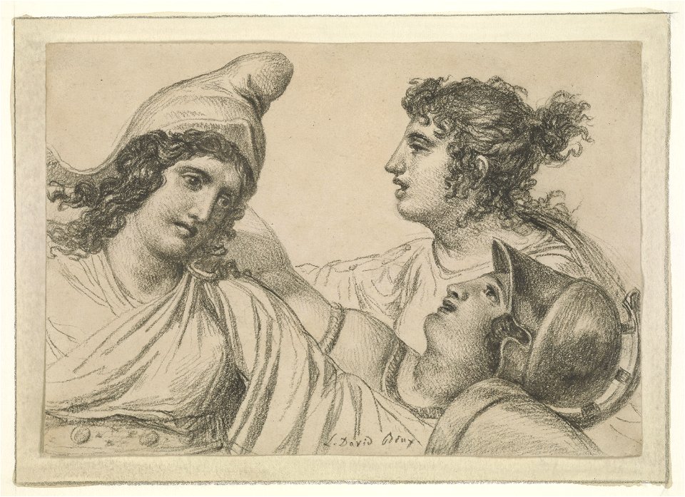 David - Composition with Three Figures, 2013.80.1