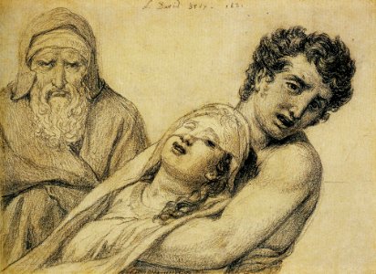 David - Composition with Three Figures, The Horvitz Collection, Boston