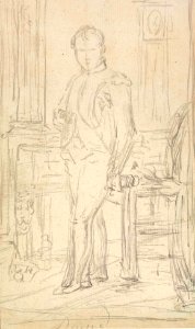 David - Attributed to - The Emperor Napoleon in his study at the Tuileries, 5970540
