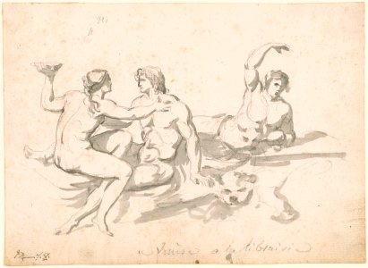 David - Banquet Scene Copied from the Grimani Altar, Museo Archeologico, Venice, 1978.422