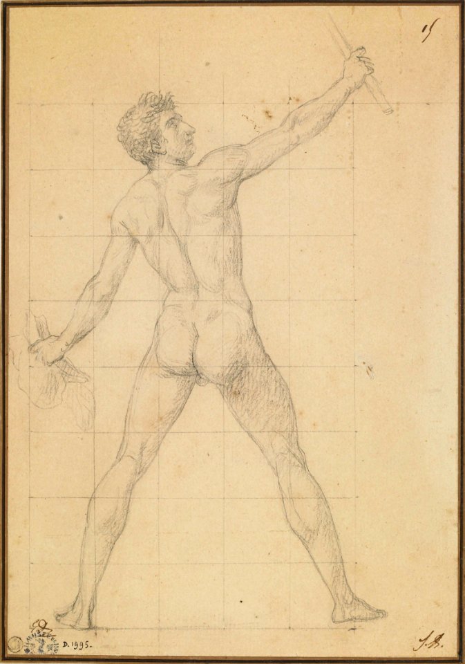 David - Etude pour la figure du maréchal Murat, D.1995