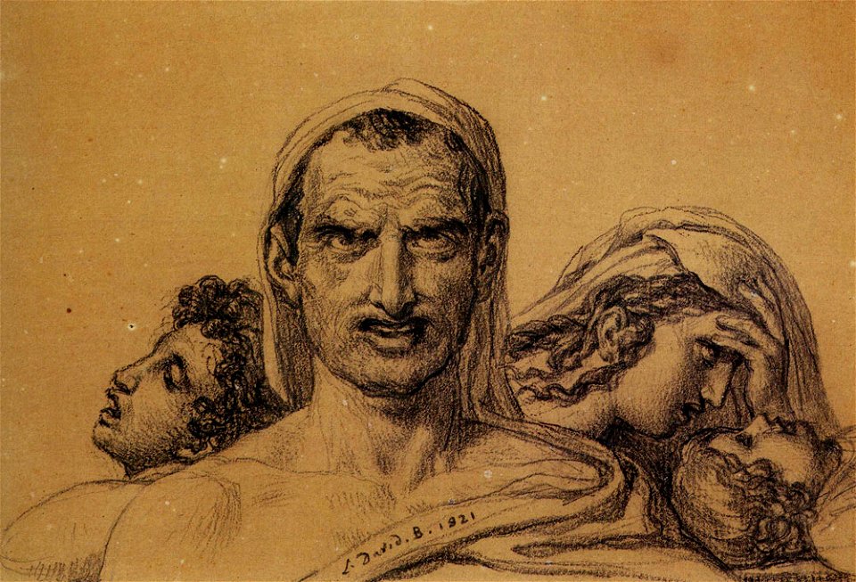 David - Composition with Four Figures, James Mackinnon, London