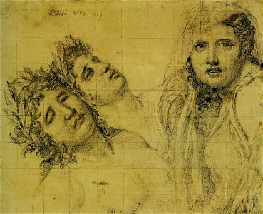 David - Composition with Three Figures, Private collection