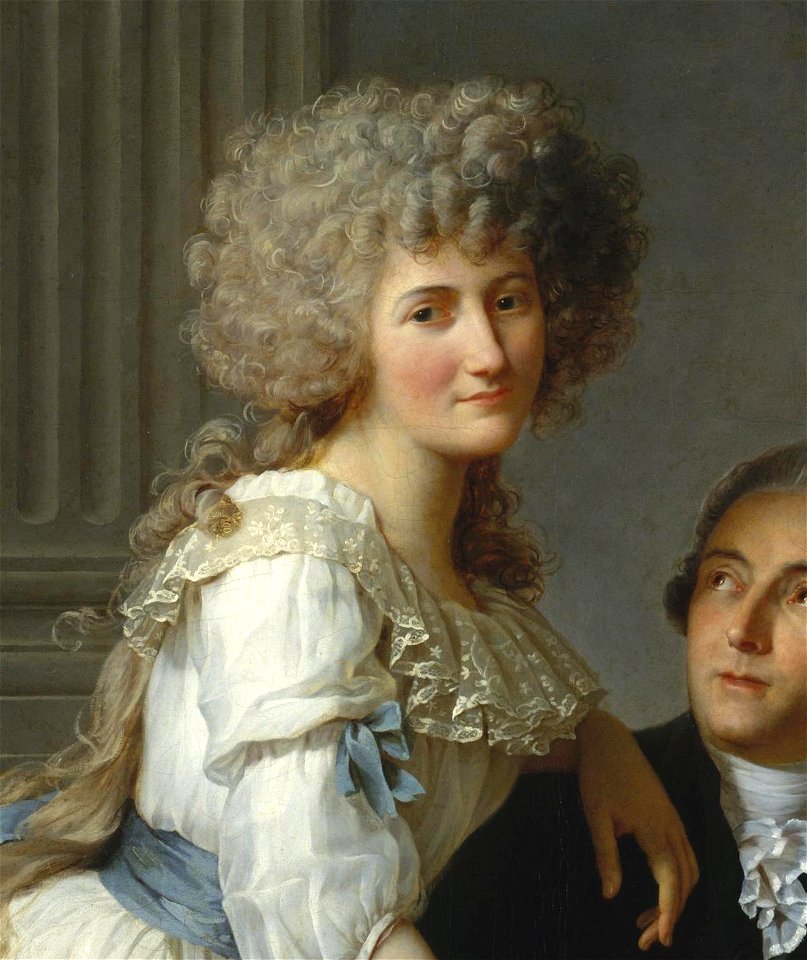 David - Portrait of Monsieur Lavoisier and His Wife (cropped)