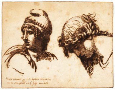 David - Et kvinde- og et yndlingehoved, 1789 - 1799, KKS1978-75