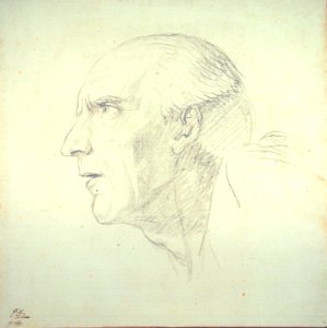 David - Head of an Old Man in Profile, 1960.196
