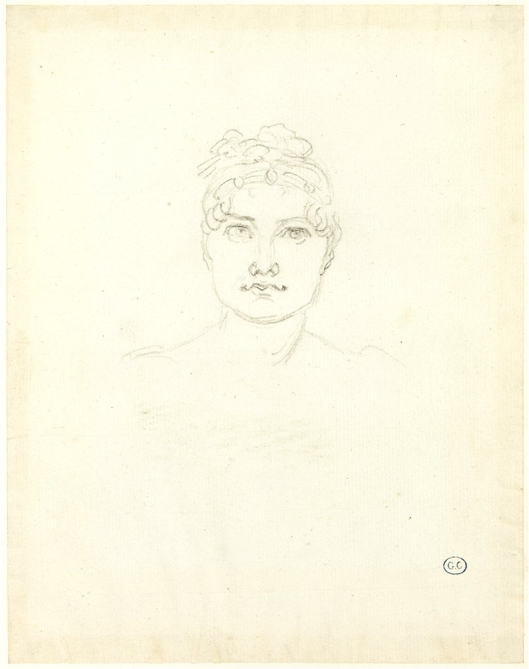 David - Sketch of a Woman’s Head, 1961.393.41