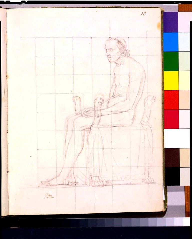 David - Sketchbook No. 14, 1943.1815.12.1-34, 20864367