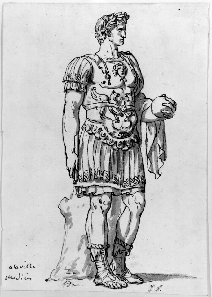 David - Lagerkrönt antik krigare, NMH 391969