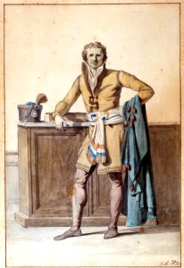 David - Le citoyen français, projet de costume, D.7058
