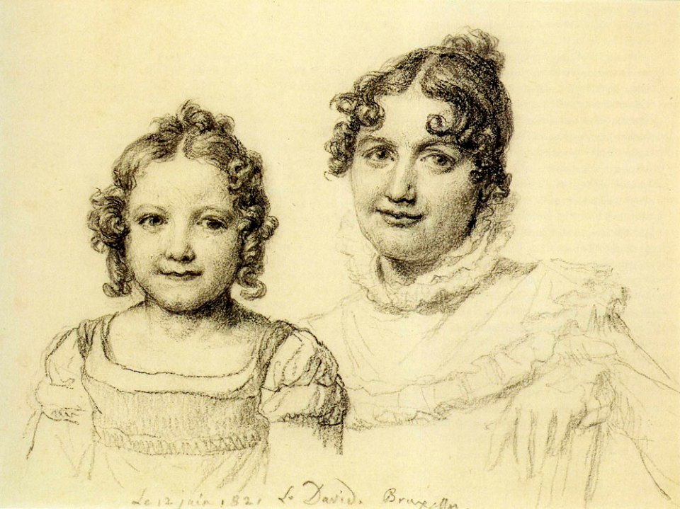David - Portrait of Pauline-Jeanne Jeanin, née David, and Her Daughter Émilie, The Smite Museum of Art