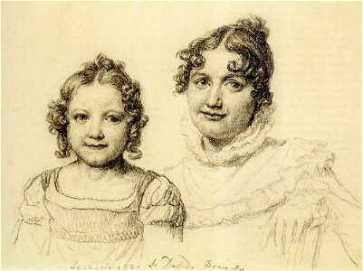 David - Portrait of Pauline-Jeanne Jeanin, née David, and Her Daughter Émilie, The Smite Museum of Art