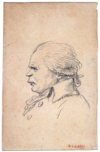 David - Portrait-charge de Danton (caricature), D.5882