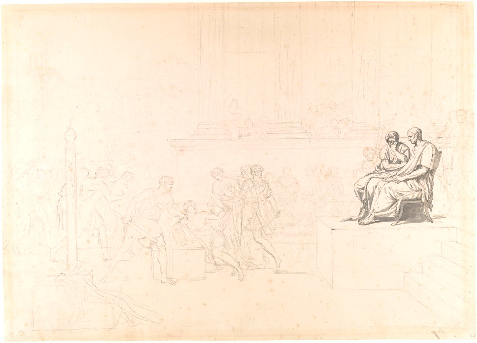 David - Study for Execution of the Sons of Brutus, 2010.109