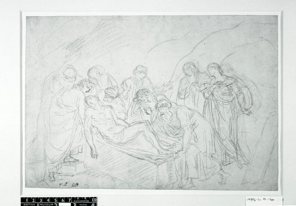 David - Study after an Entombment, 1985,1109.16