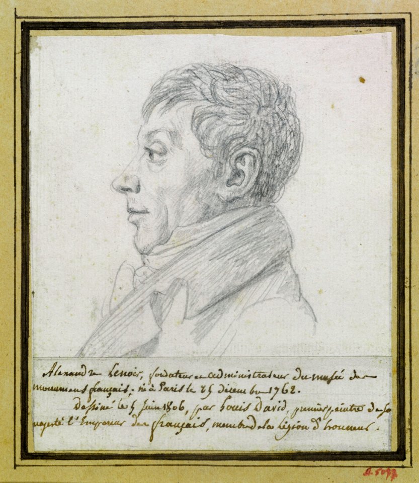 David - Portrait d'Alexandre Lenoir, fondateur et administrateur du musée des Monuments français, D.6077