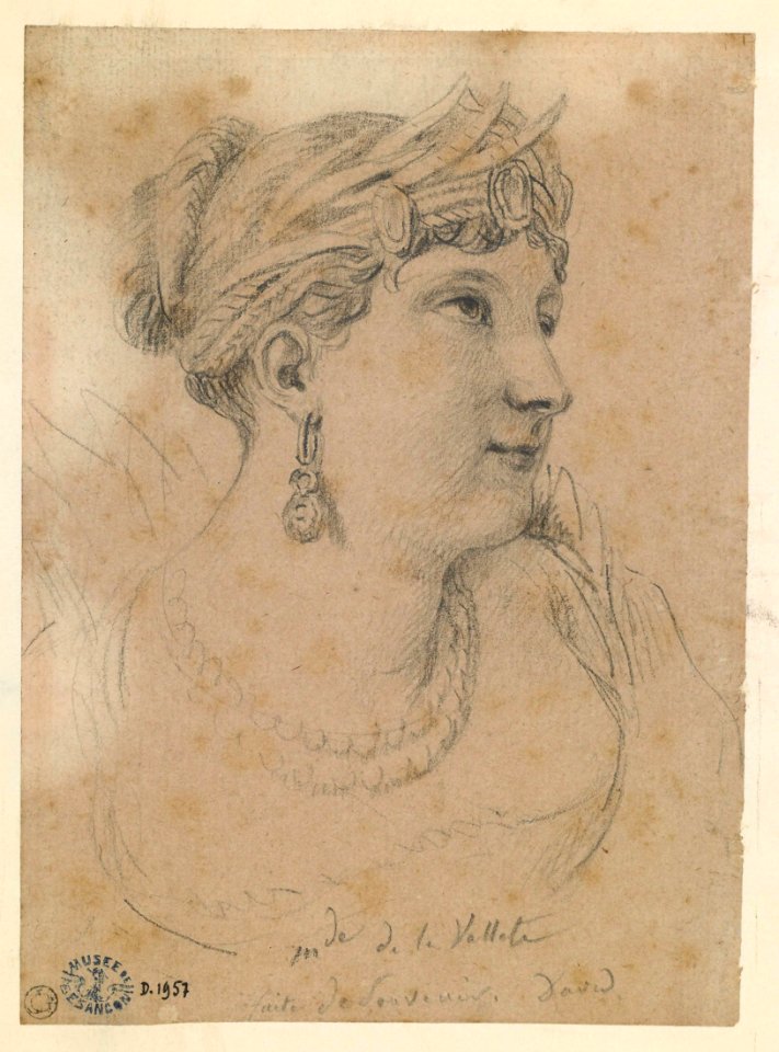 David - Portrait de Madame de La Valette, D.1957