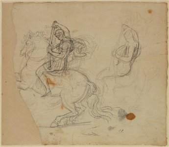 David - Roman warrior on horseback, NMH 1111969