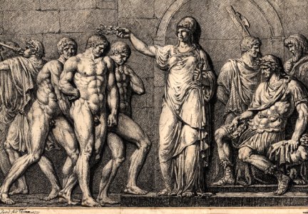 David - Scène d'après l'antique, A.00.5.524