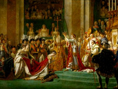 David - The Coronation of Napoleon and Josephine - detail