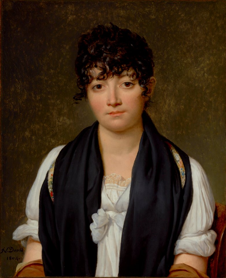 David - Portrait of Suzanne Le Peletier de Saint-Fargeau, 1804