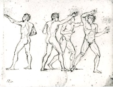 David - Quatre figures d’athlètes, Inv. Est.4°25
