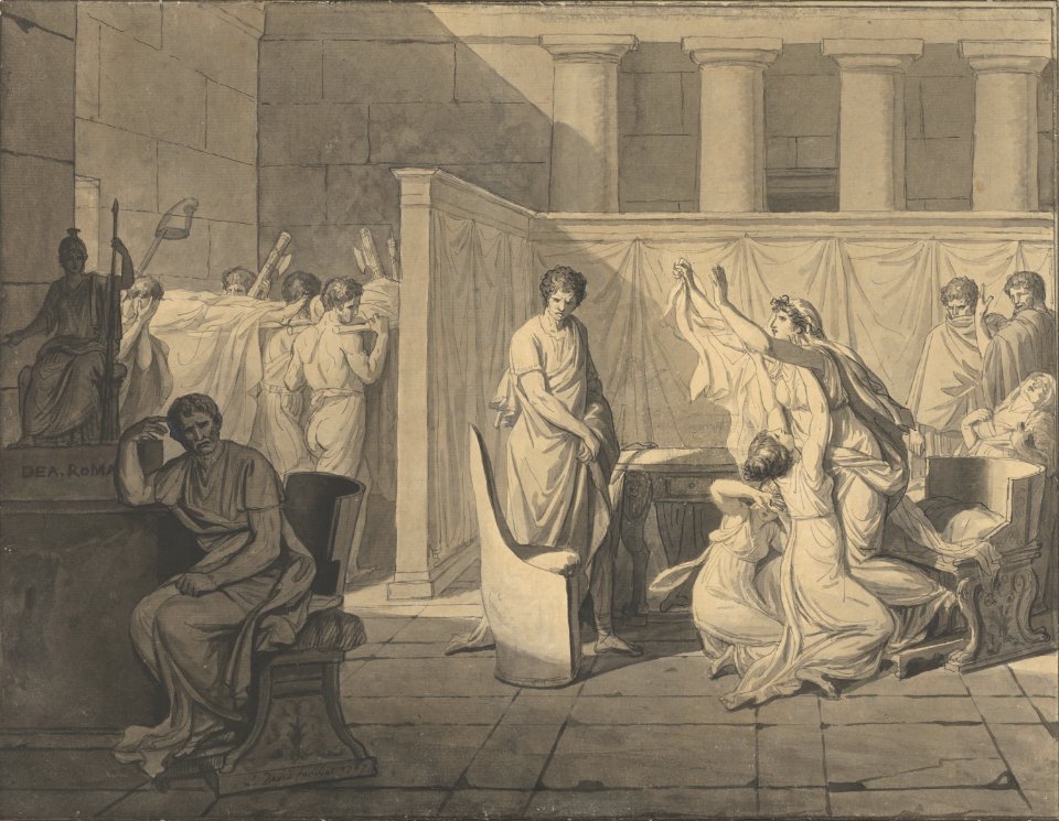 David - The Lictors Bringing Brutus the Bodies of His Sons, 84.GA.8