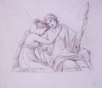 David - TELEMACHUS AND EUCHARIS, lot.97 (cropped)