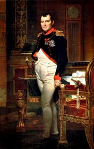 David - The Emperor Napoleon in his Study at the Tuileries (second version), 1812