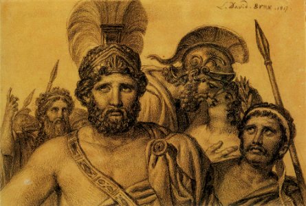 David - Variation on Leonidas at Thermopylae, James Mackinnon, London