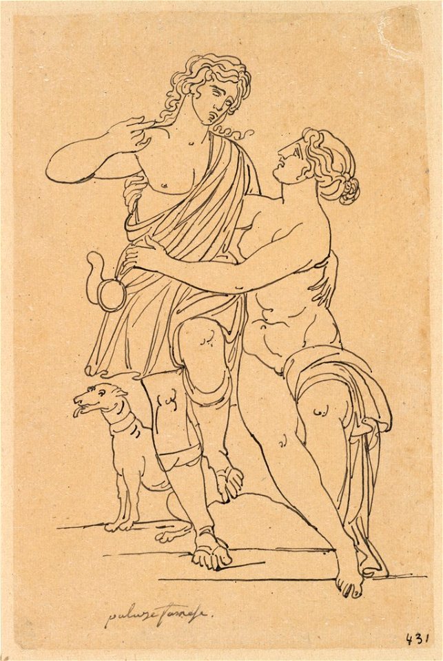 David - Venus and Adonis Embracing, 1955.15
