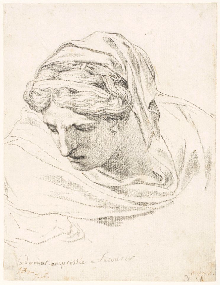 David - Study of a female head, 5945