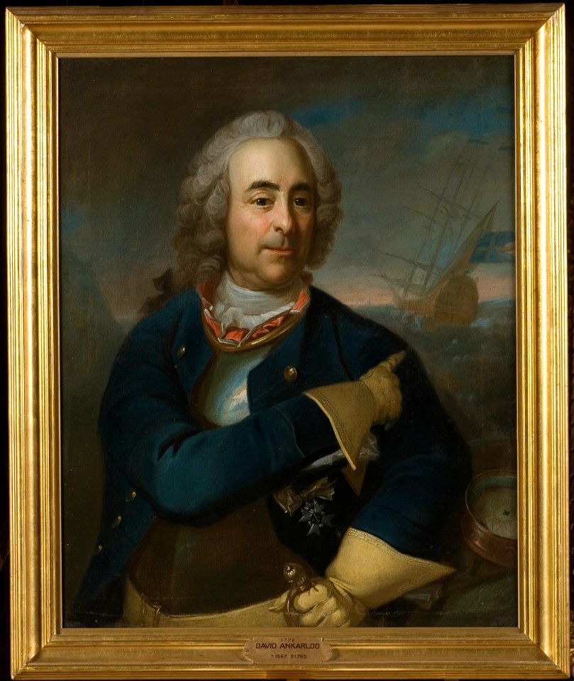 David Anckarloo, 1687-1765 (Per Krafft d.ä.) - Nationalmuseum - 39886