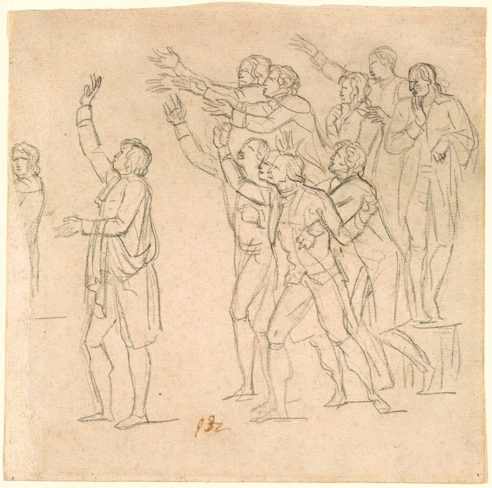 David - Study for Le Serment du Jeu de Paume, 2001.41