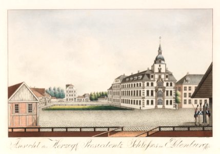 David Ansicht des Residenz-Schlosses in Oldenburg