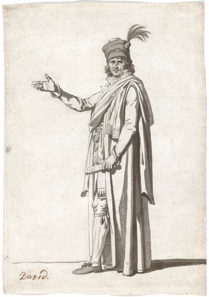 David - Study for a Costume of a Civil Official, c. 1792, 65.43.1