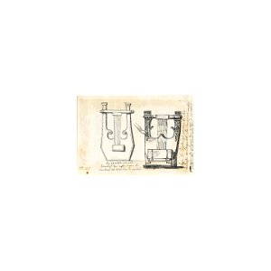 David - two studies of lyres after the antique, lot.138