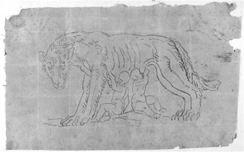 David - Varginnan med Romulus och Remus, NMH 1101969