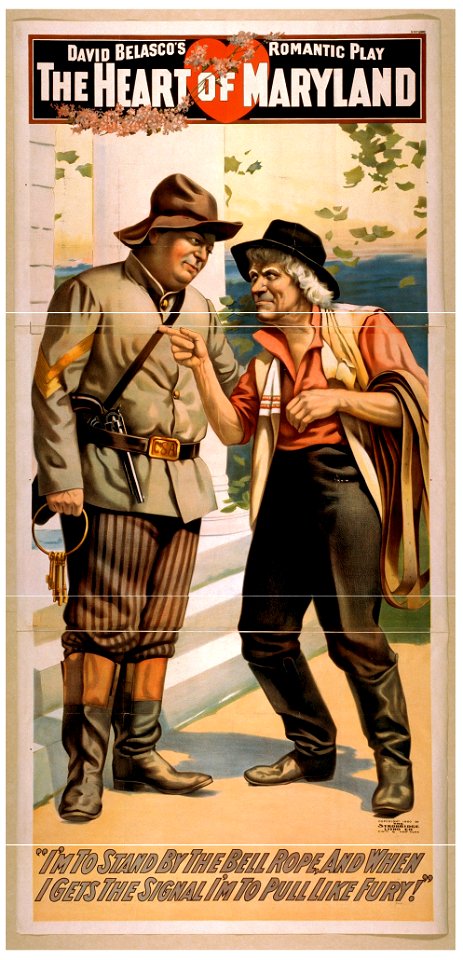 David Belasco's romantic play, The heart of Maryland LCCN2014637254