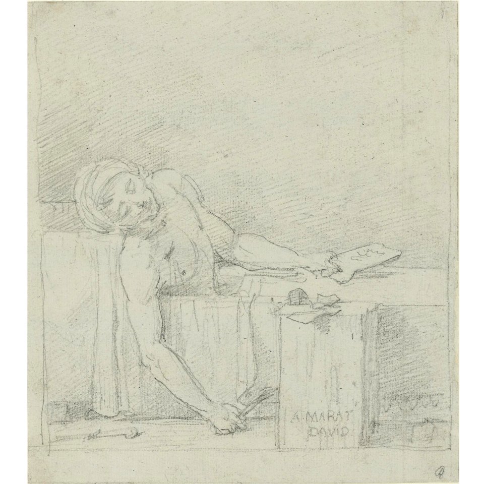 David - the death of marat, lot.108