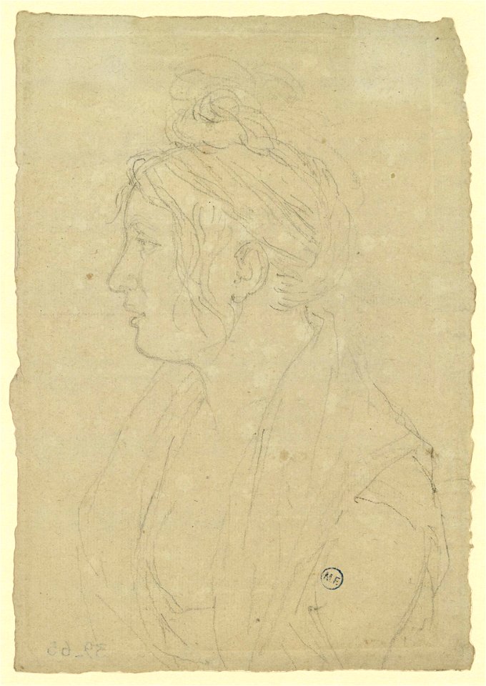 David - école de - Profil de femme, 39.65