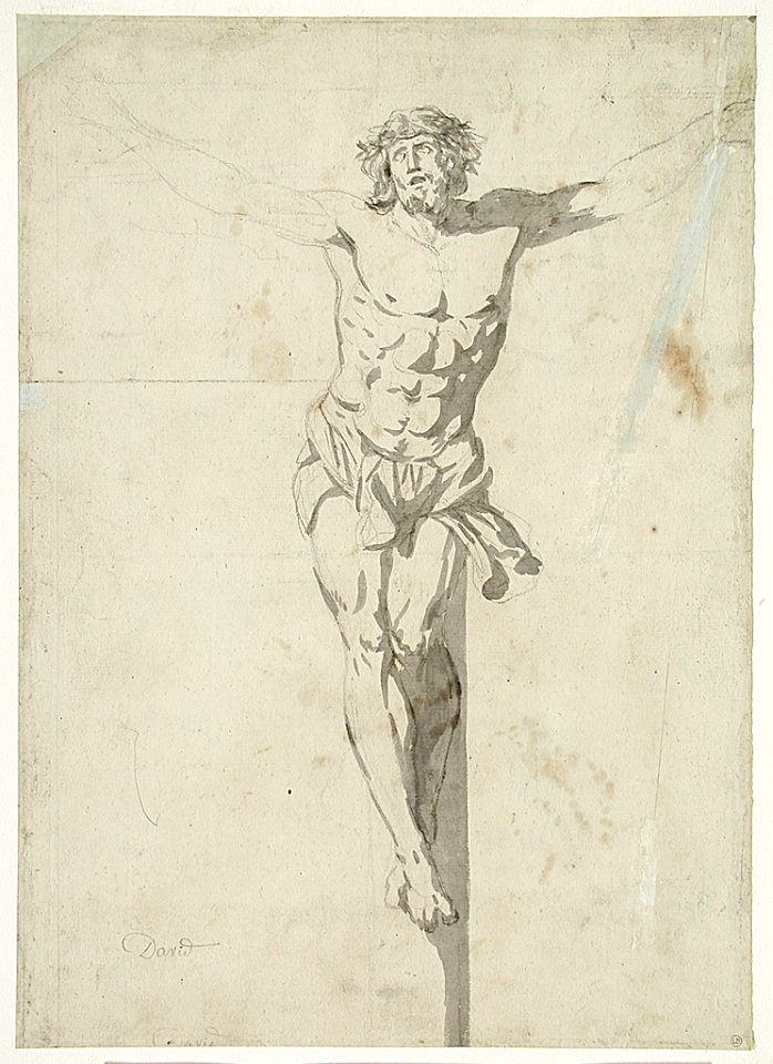 David - Étude pour le Christ en croix, NI-510-01