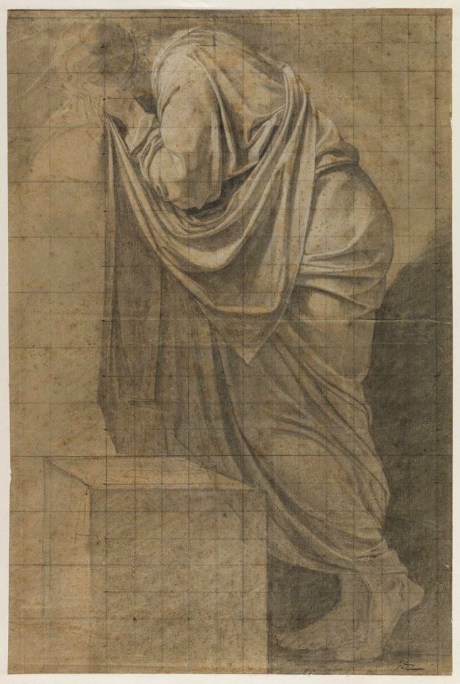 David - Étude pour Socrate au moment de prendre la ciguë, 1891-06