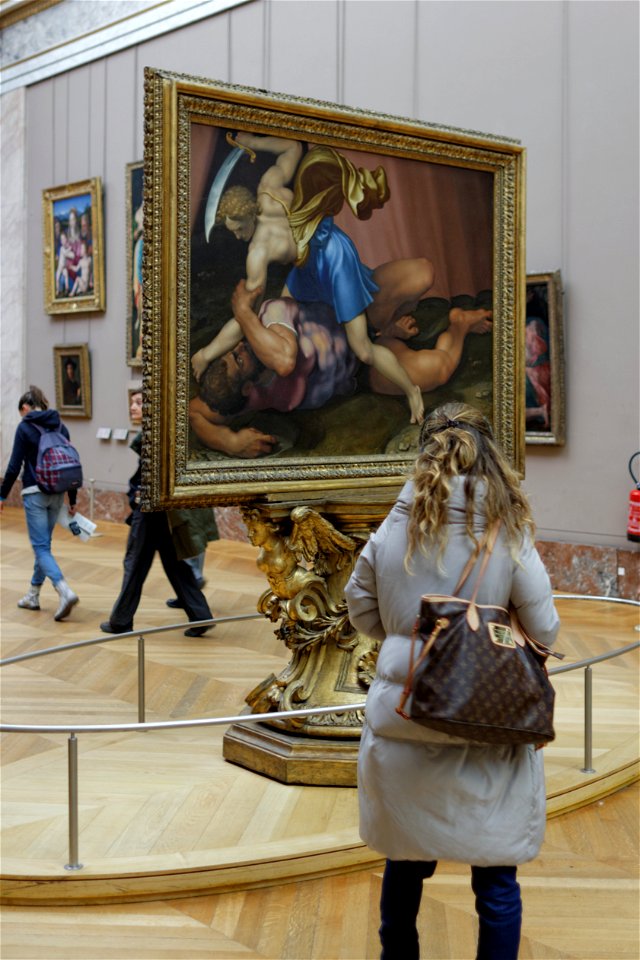David and Goliath by Daniele da Volterra (Louvre INV 566) 02