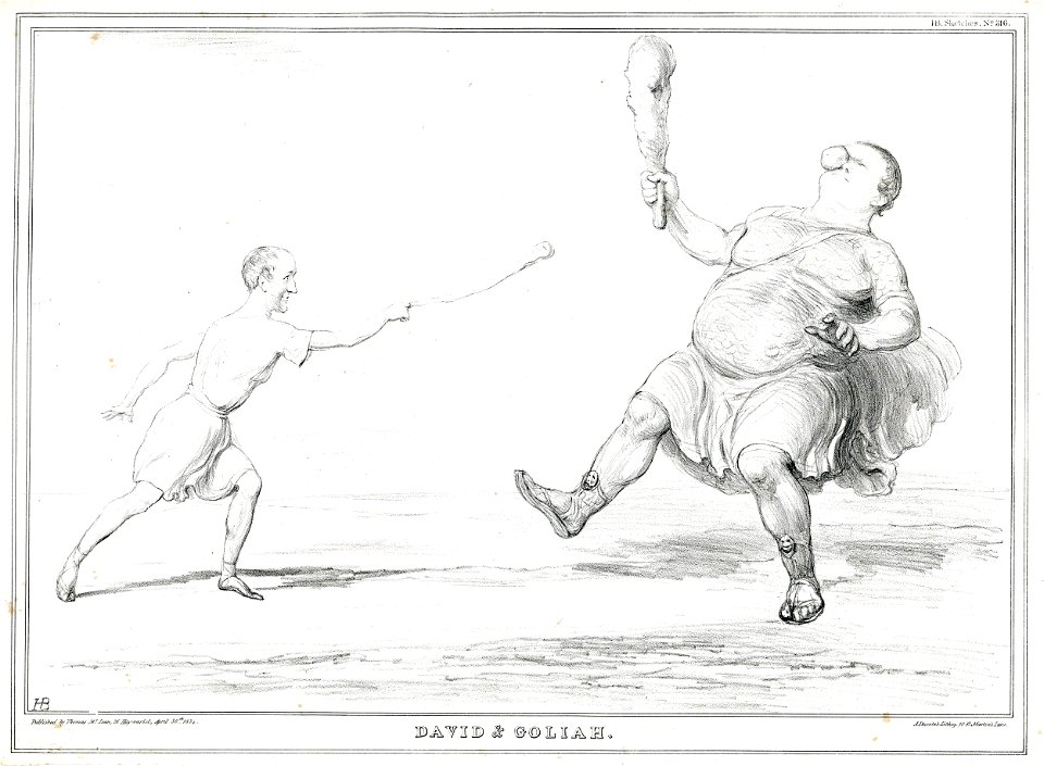 David and Goliah. (BM 1857,1222.65)